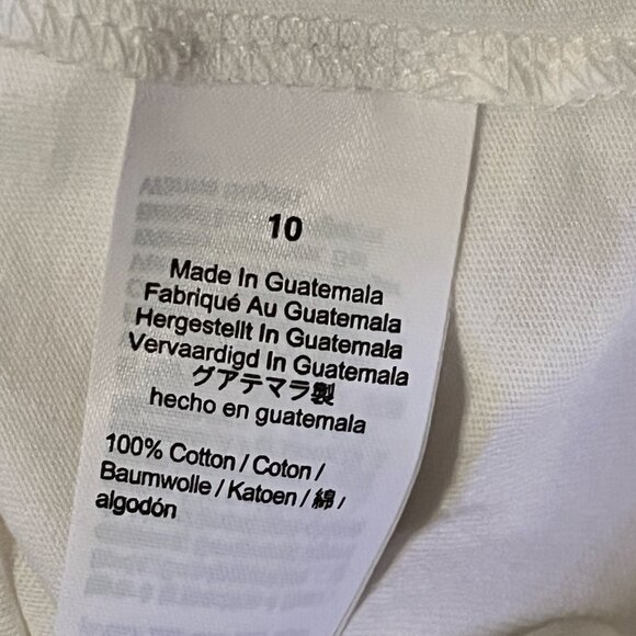 White Short-Sleeved Pocket T-Shirt / crewcut / size 10 / Front Pocket / NWT - Picture 9 of 9